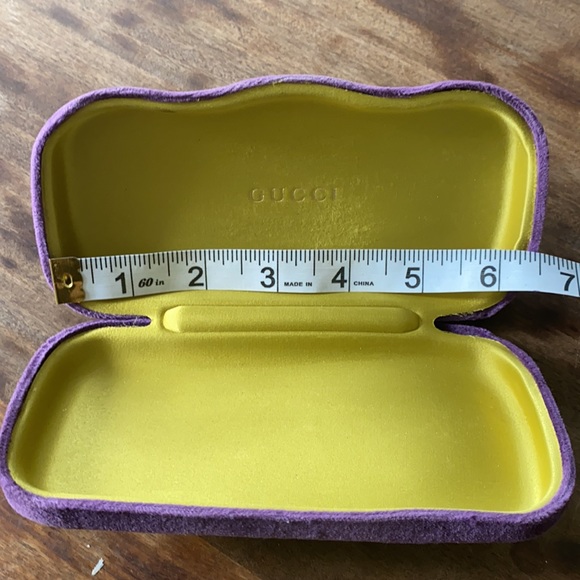 Gucci Accessories Gucci Velvet Clamshell Sunglasses Case Purple Poshmark